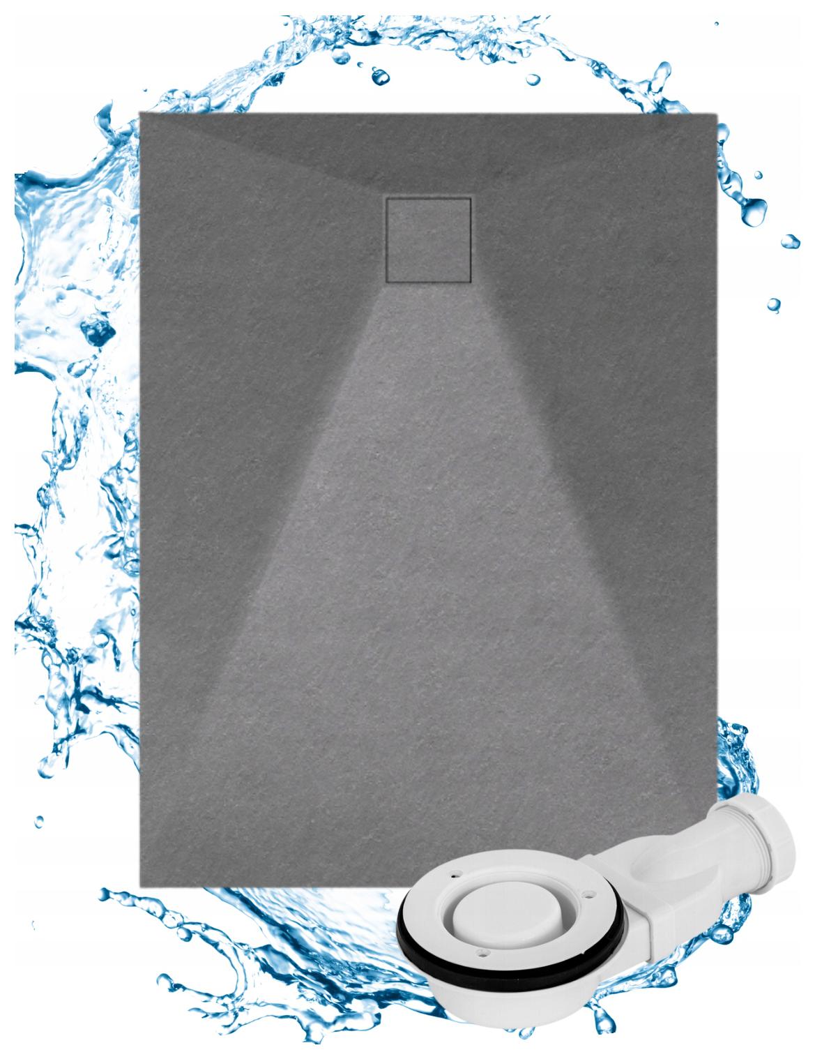 Sprchová Vanička Obdélníková 120x90 CM Šedá Smc Kompozit Teja