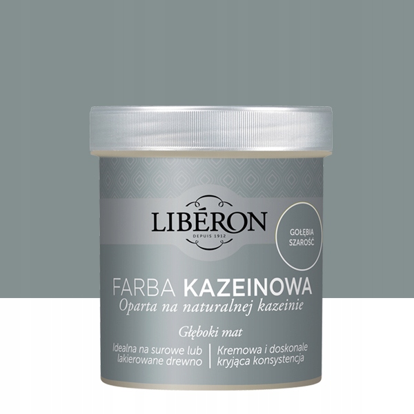 LIBERON FARBA KAZEINOWA 0,5L GOŁĘBIA SZAROŚĆ