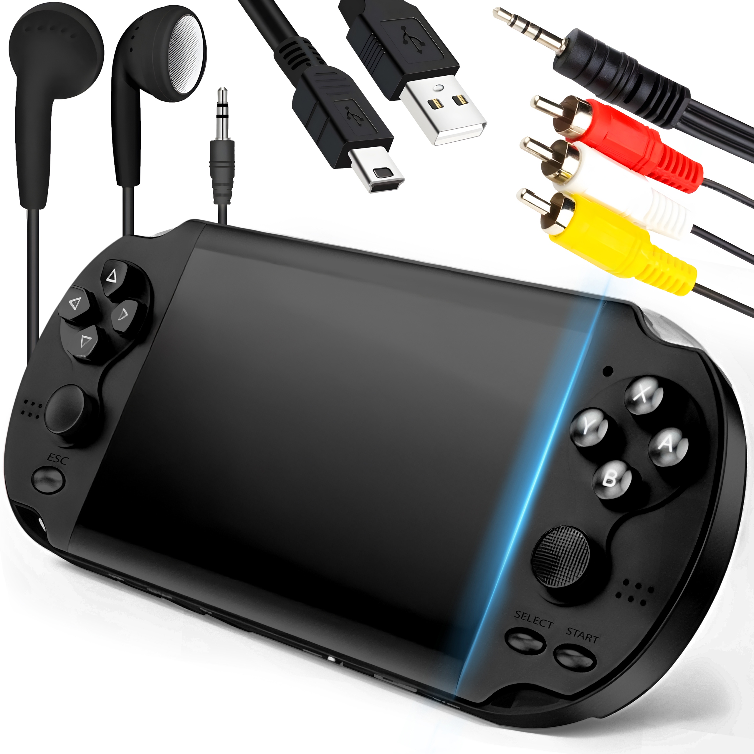 Mini Přenosná Konzole X Pro Hry Retro 100+ Her 8 Gb Pl Menu Tv 5,1"