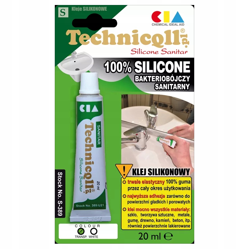 

Technicqll Silikon Sanitarny Bezbarwny 20ML S-969