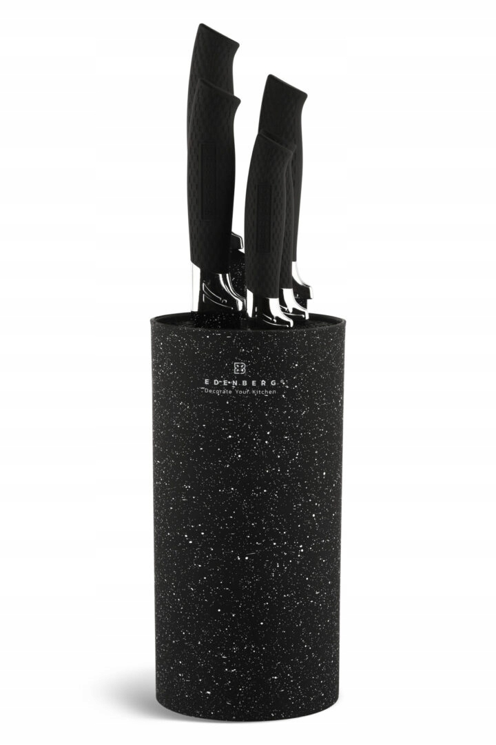 

Zestaw noży 6 sztuk ze stojakiem blok