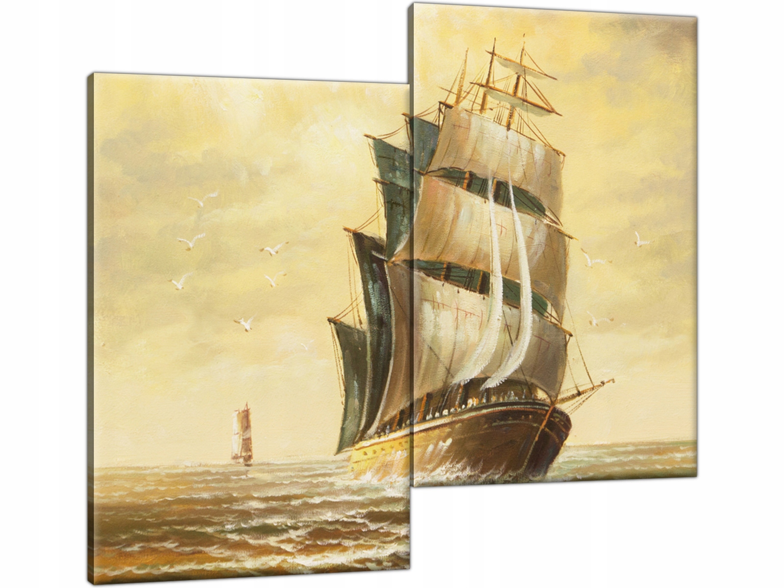 

Statek Morze Marynistyka 80x70 Obraz na płótnie