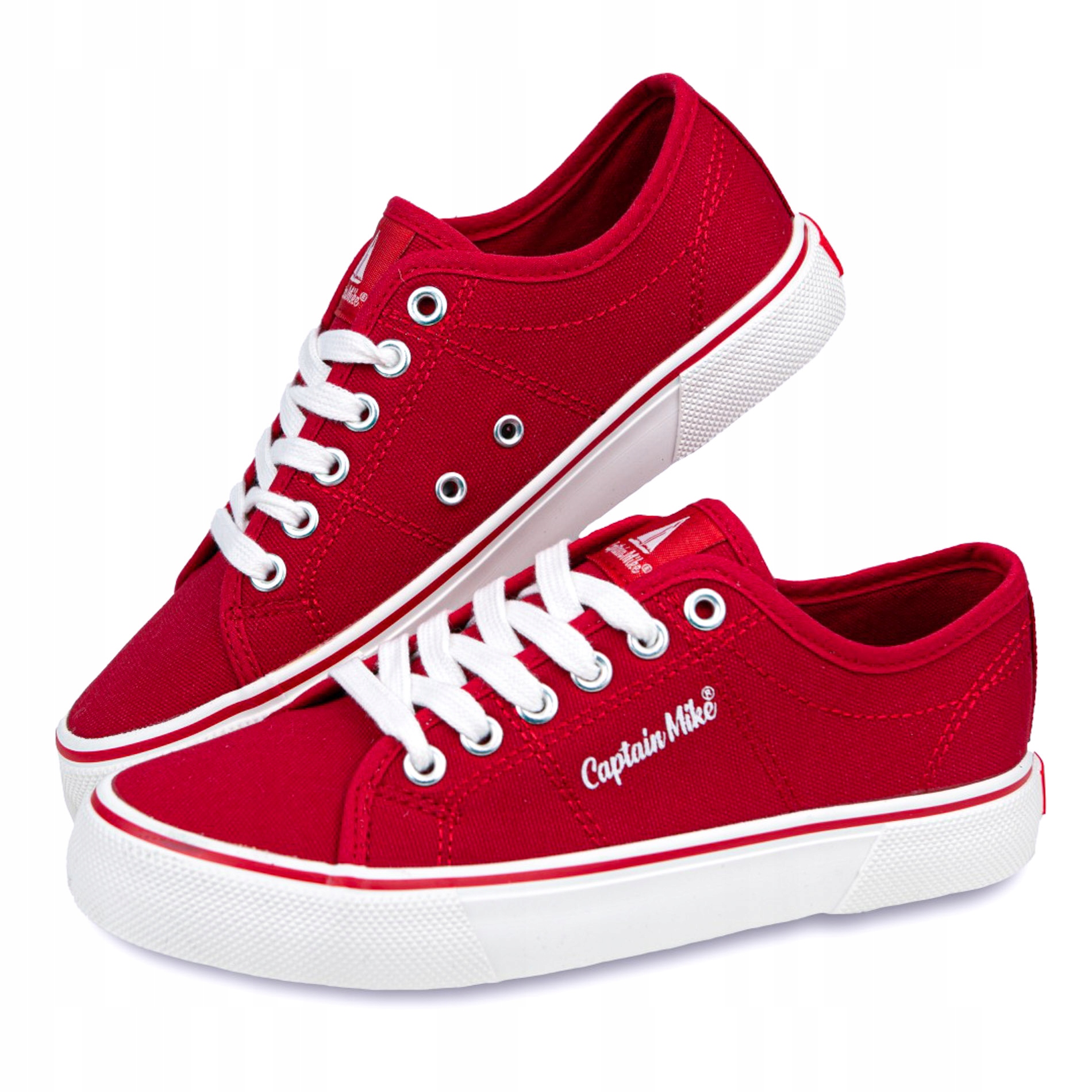 

Trampki tenisówki Captain Mike klasyczne red 44