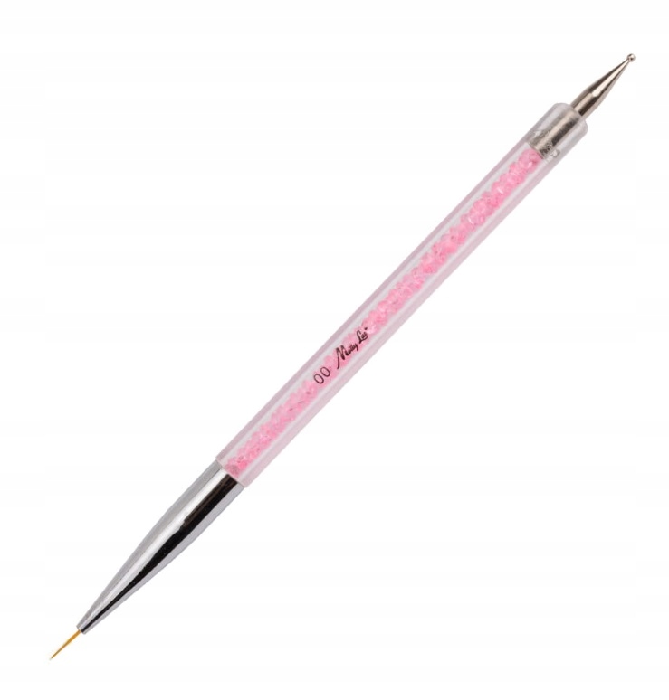 PĘDZELEK DO ZDOBIEŃ Z SONDĄ PINK 00 Mollylac