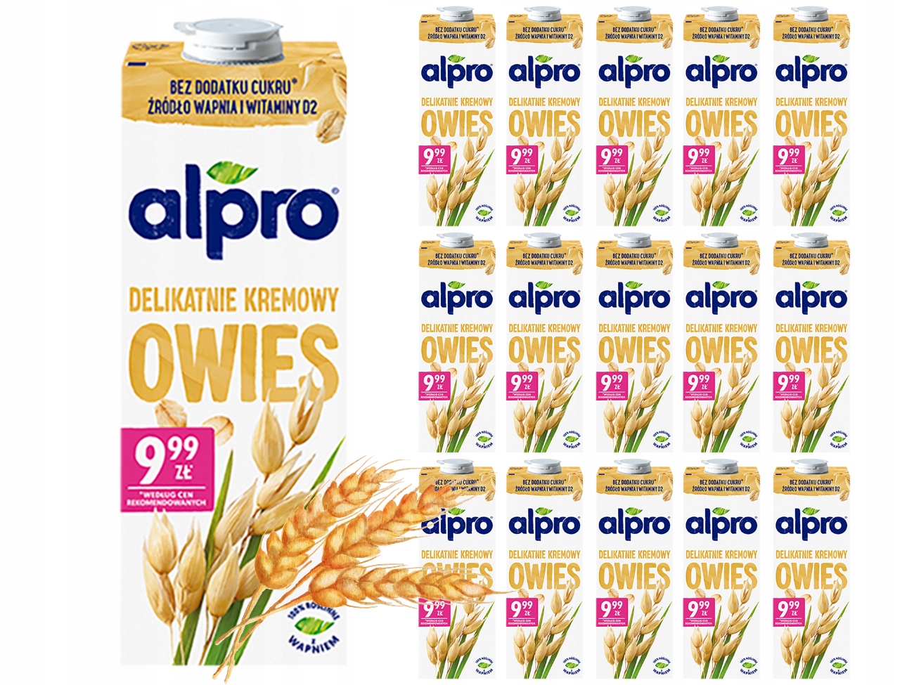 Alpro Napój owsiany Zestaw 16 x 1 L