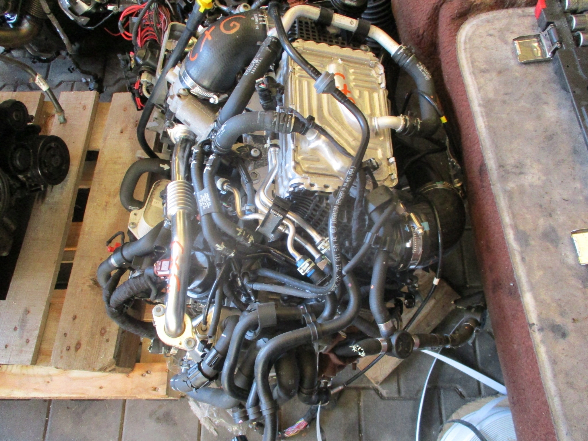 engine VW T6 2,0 TDI CXG 50 TYSKM