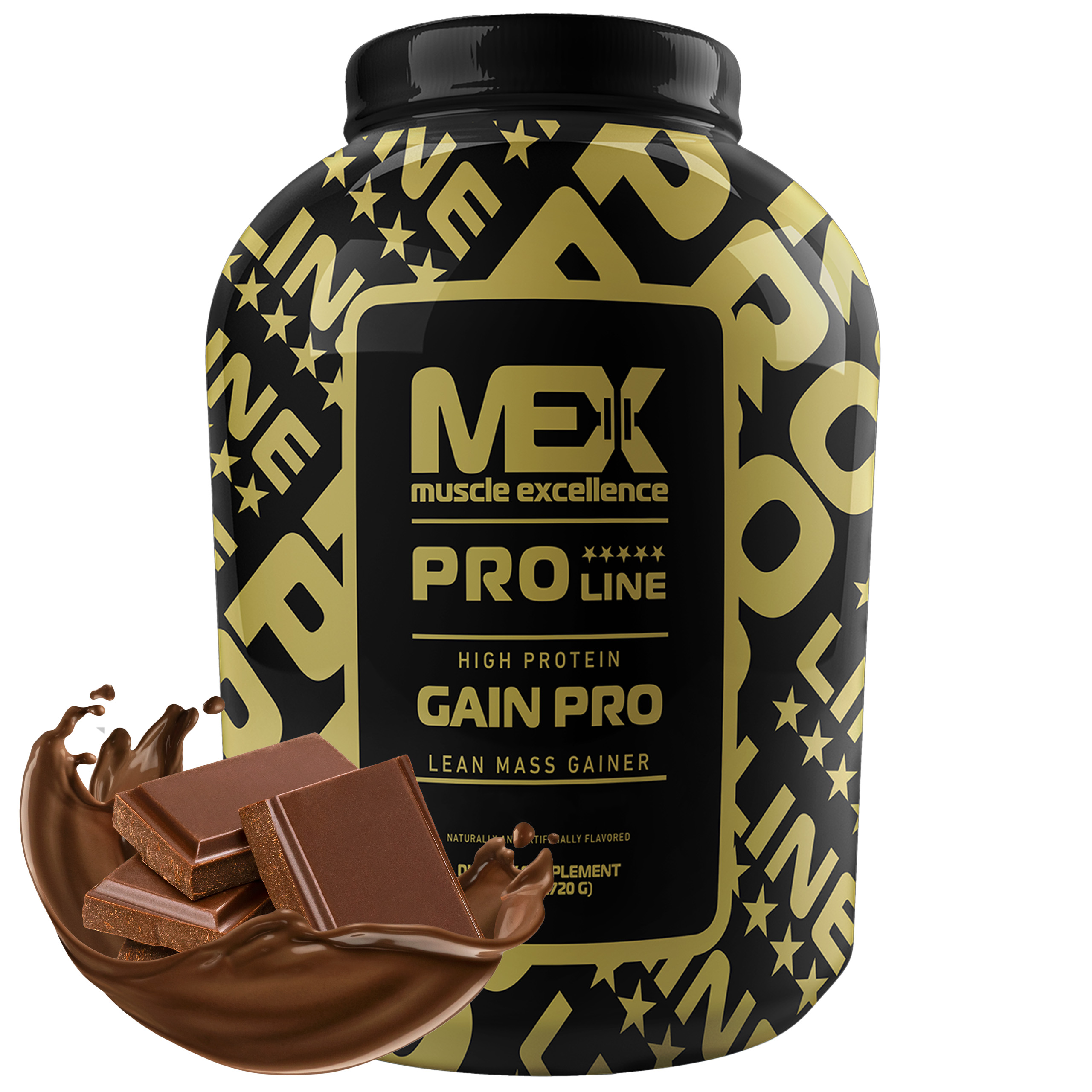 Gainer Svalová hmota Gain Pro 2722 g Sacharidy Čokoláda Usa