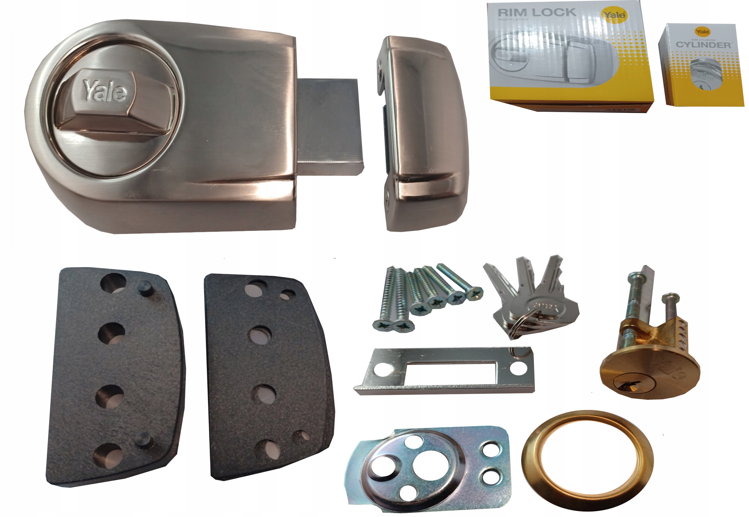 Vrchní Zámek Lukostřelec Yale Y2T Assa Abloy Satén Vložka 3 Klíče