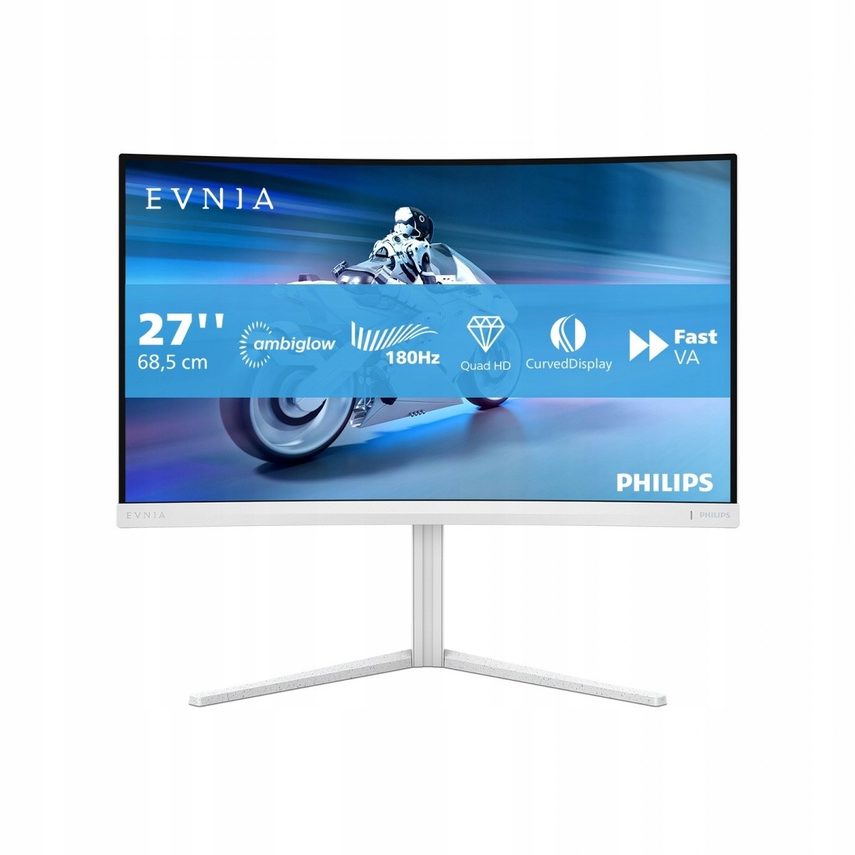 Philips Monitor 27 palců 27M2C5501 Curved Va 180Hz HDMIx2 Dp Has Ambiglow