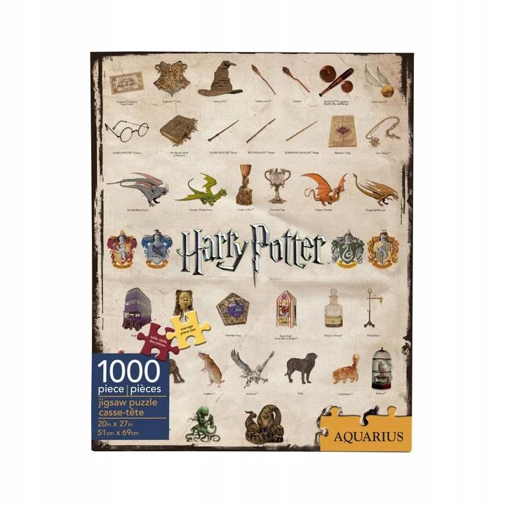 AQUARIUS Harry Potter Puzzle Hogwarts Castle (1000 Piece Jigsaw Puzzle) -  Officially Licensed Harry Potter Merchandise & Collectibles - Glare Free 