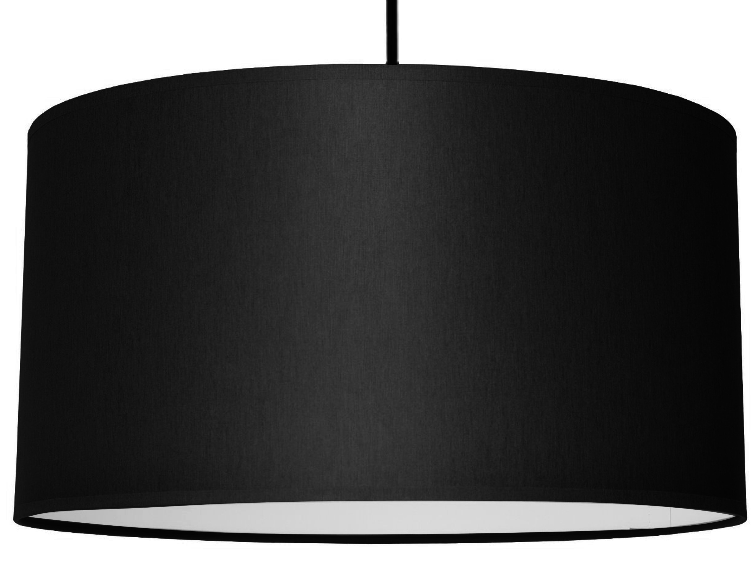 Lampa Wisząca Abażur Nowoczesna Materiał 40 cm Led