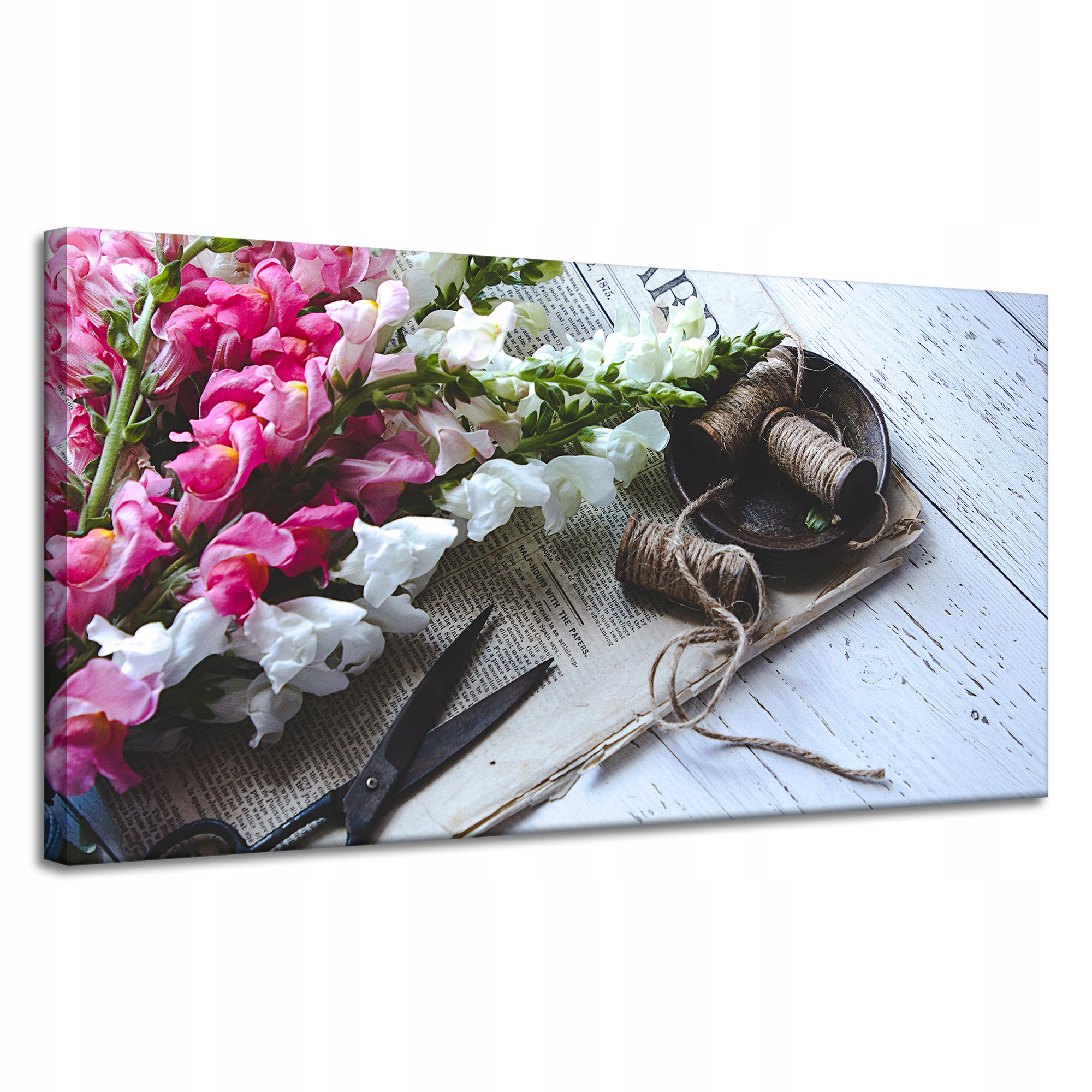 Obraz na plátně Botanika Wyżlin na listech 120x60