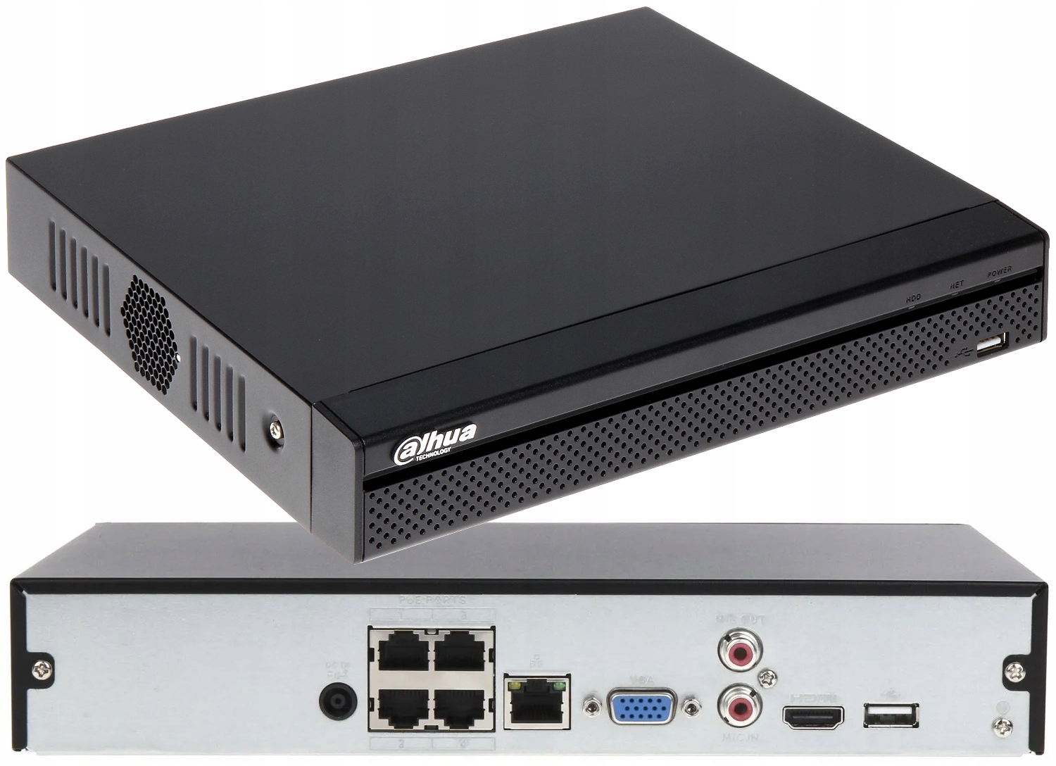 Ip rekordér Dahua 4x PoE NVR2104HS-P-4KS3 pro Ip kamery Dahua