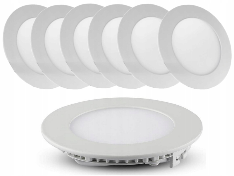 Sada Halogenová stropní lampa Slim 6W Objímka 7x