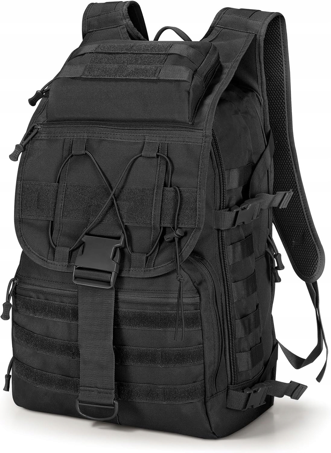 Plecak Taktyczny Wojskowy Czarny Pojemny 35L Trekkingowe Wodoodporne