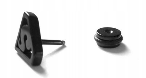 

Kolczyk fake plug czarny Superman 9/11mm 316L