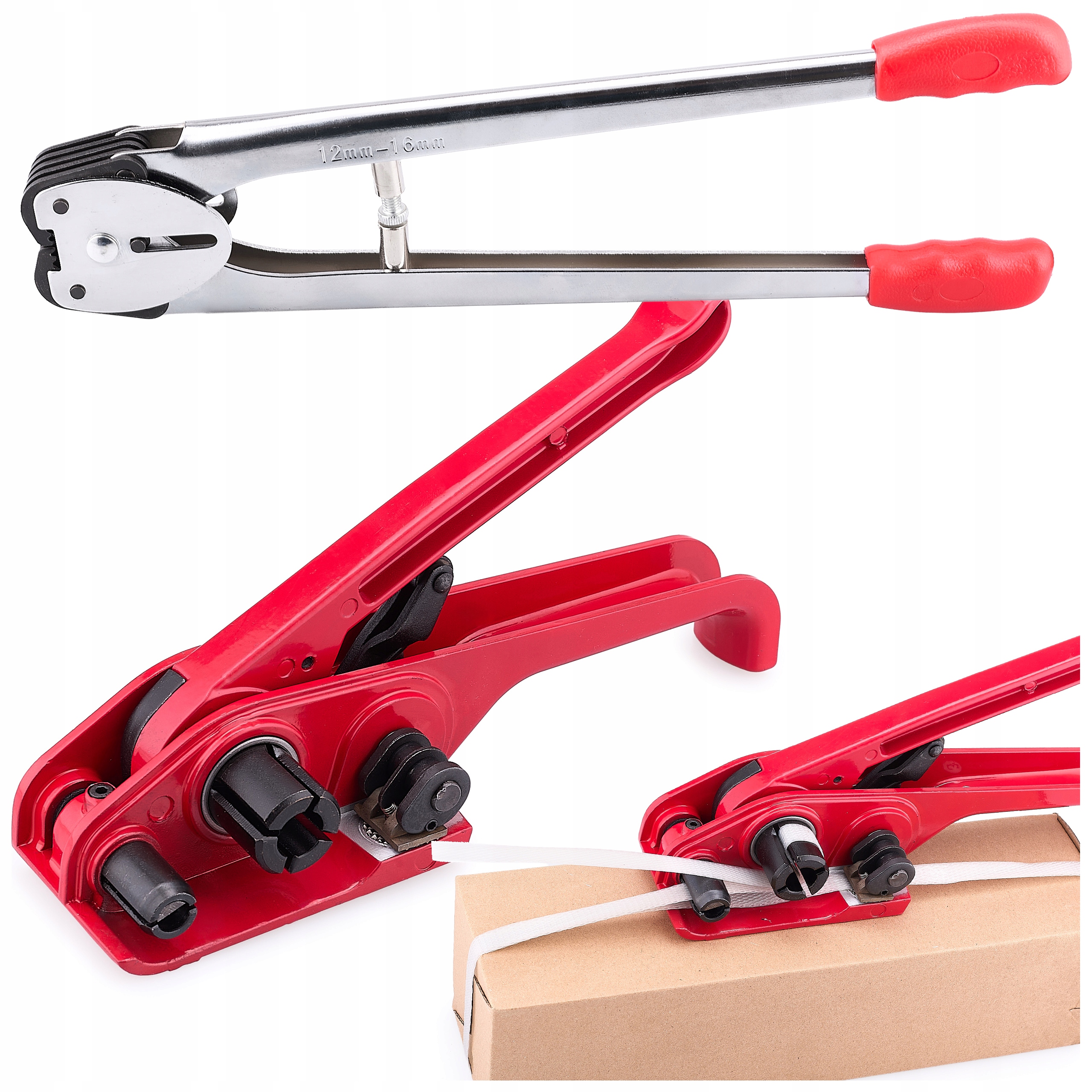 Bandážová Ocelová Napínáková Páska Pp Pet 9-19 mm Spojovačka Plechů