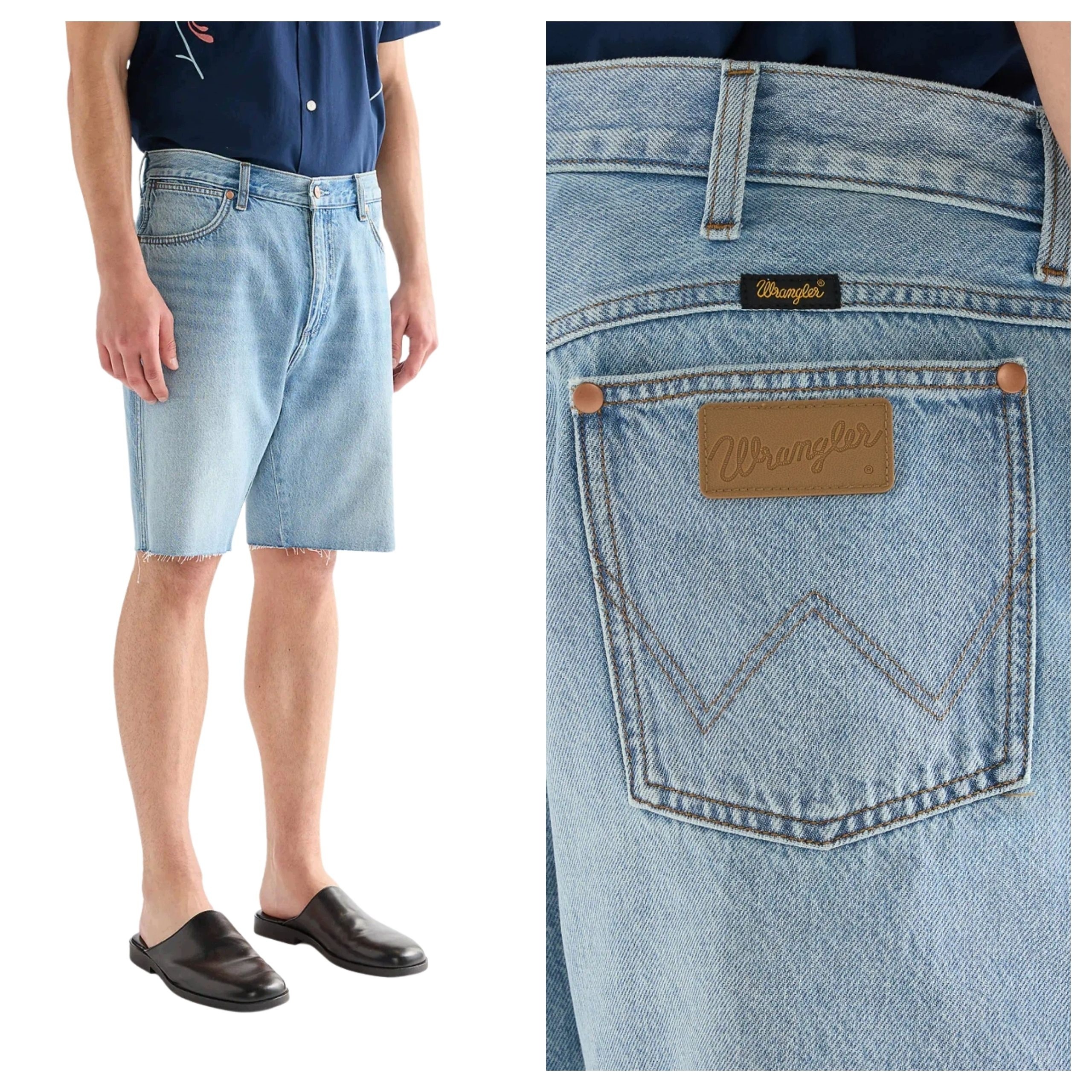 Pánské džínové šortky Wrangler Cowboy Shorts Dawn W31