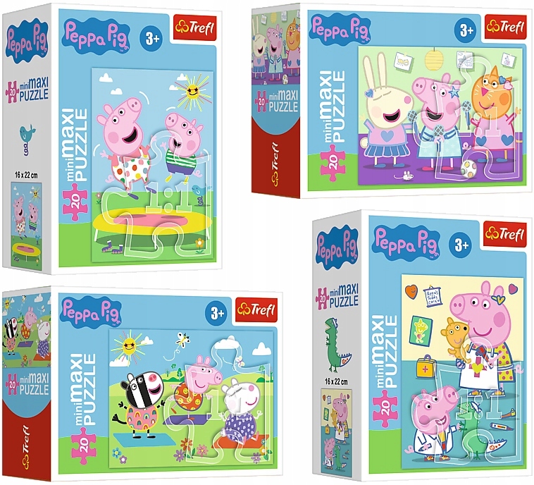 

1 szt. Puzzle Mini Maxi 20 El Świnka Peppa Pig MIX