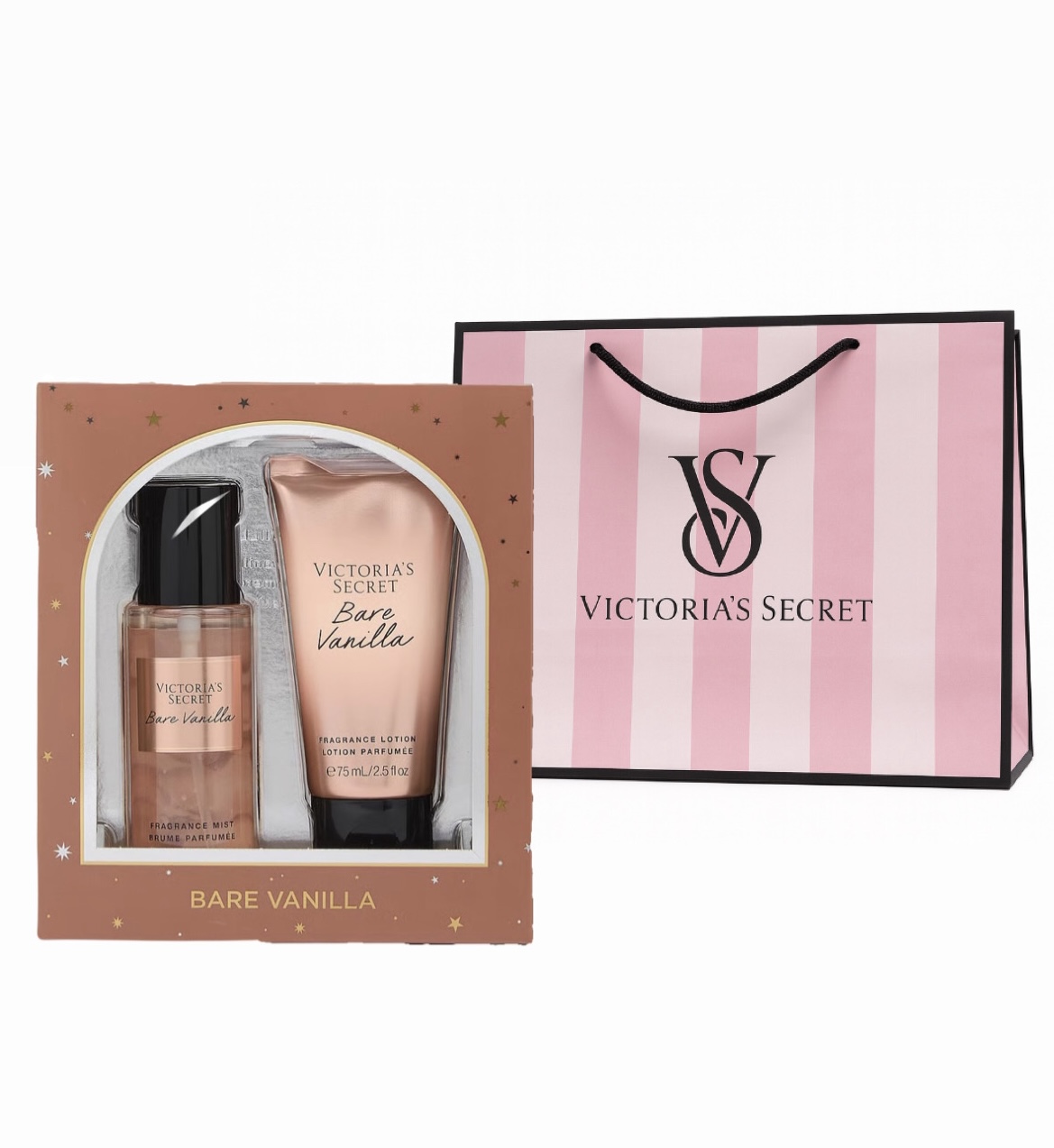 Victoria’s Secret Bare Vanilla Zestaw Prezentowy 75 ml x 2 torebka