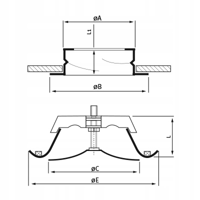 SR-S 150 ZAWÓR ANEMOSTAT NAWIEWNY + RAMKA KRATKA Kod producenta SR-S 150