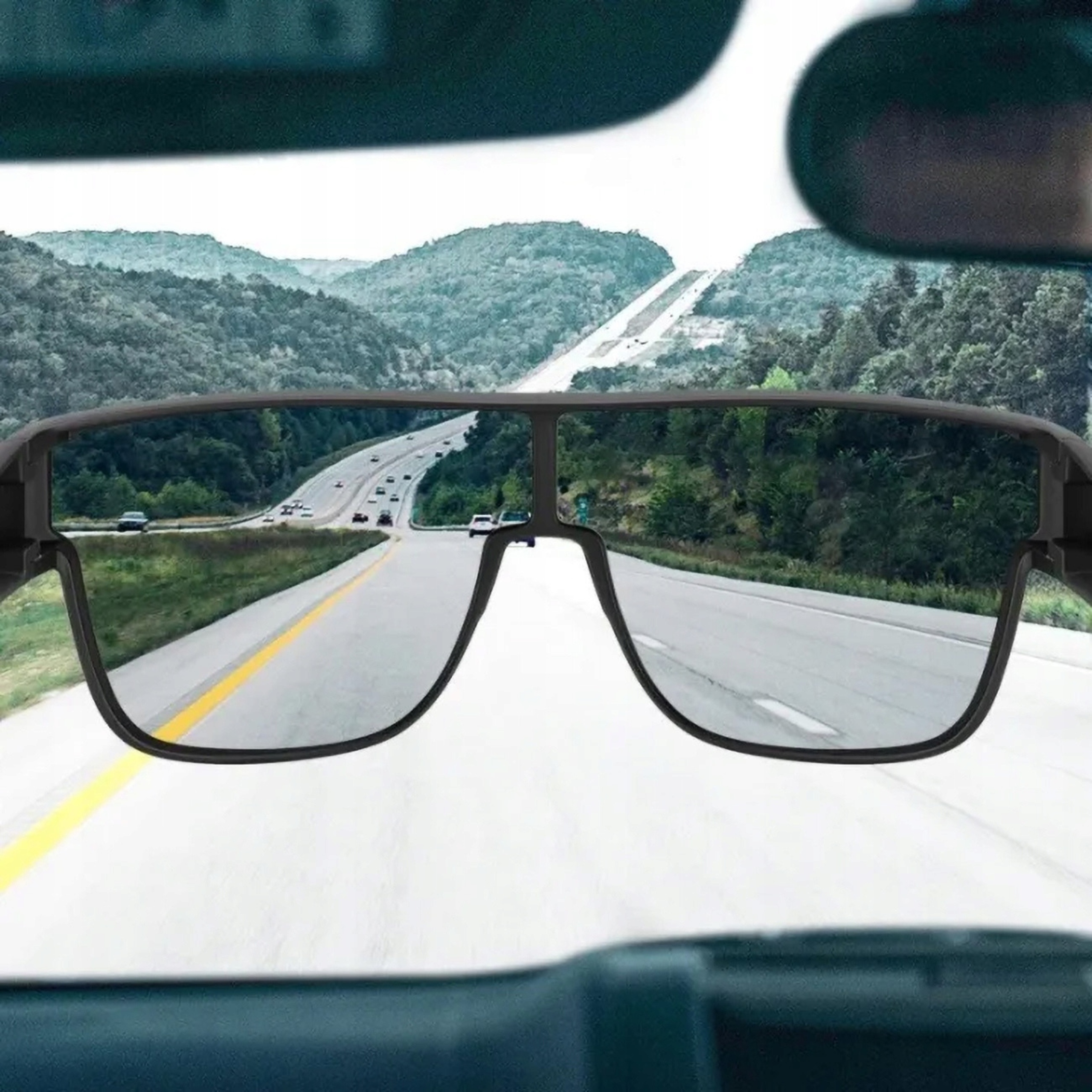 Profesjonalne OKULARY ROWEROWE POLARYZACYJNE NA ROWER PRZECIWSŁONECZNE PRO Szerokość soczewki 54 mm