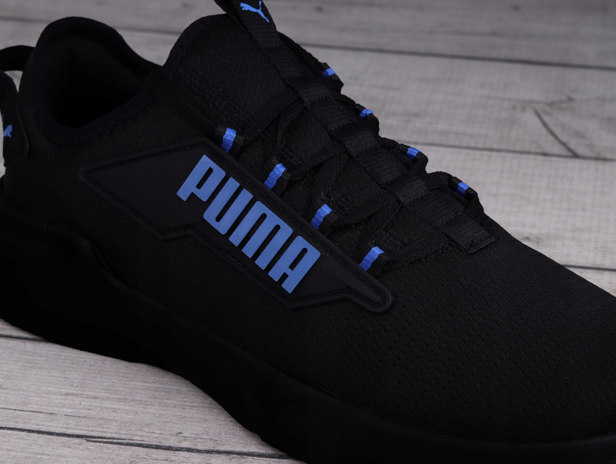 Buty męskie, sportowe Puma RETALIATE 2 BLACK BLUE Kolekcja TRENING SIŁOWNIE SPACER