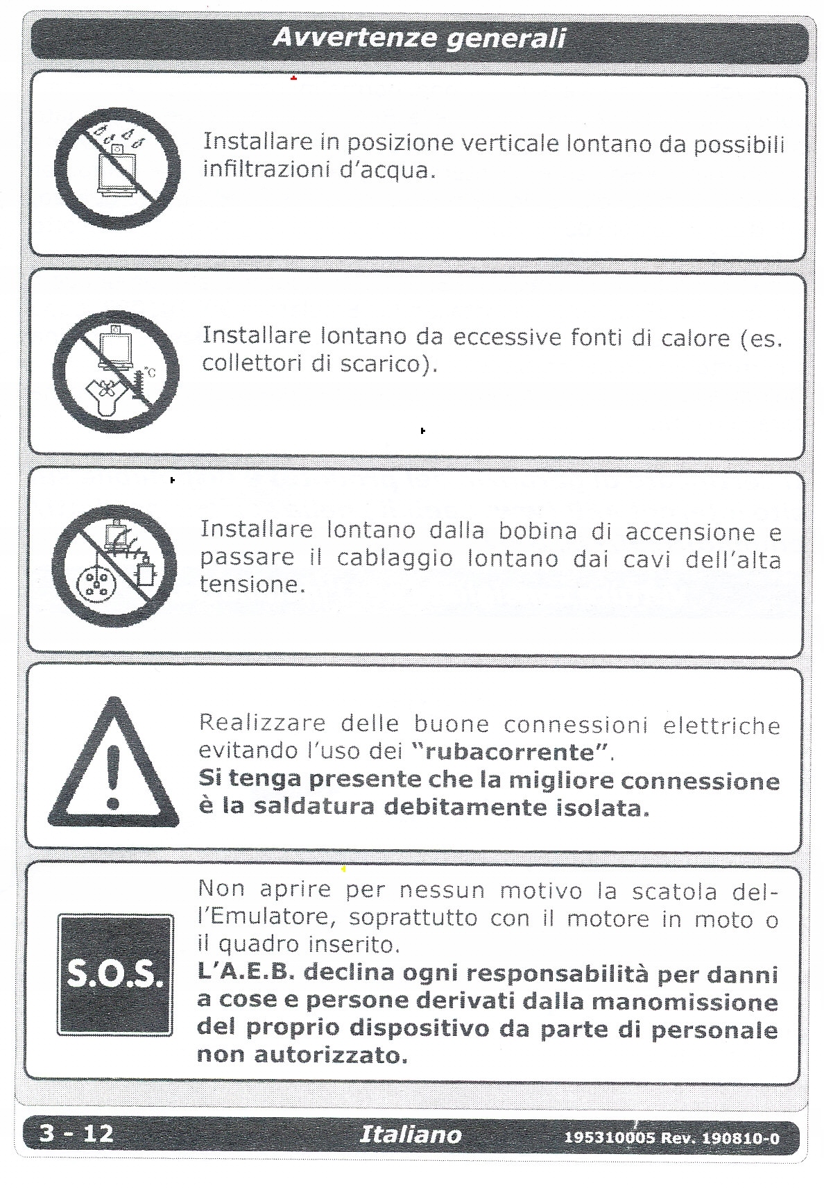EMULATOR AEB A POZIOMU PALIWA ALFA ROMEO Weight with packaging 0 098 kg