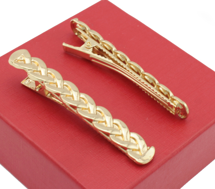 

Spinka Klamra Złota Do Włosów Metalowa Chain 2
