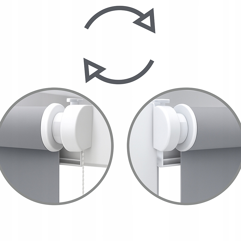 ROLETA GŁADKA 72x150 CM Z NAPINACZEM NA WYMIAR – PÓŁ ZACIEMNIAJĄCA Stopień zaciemnienia półzaciemniające