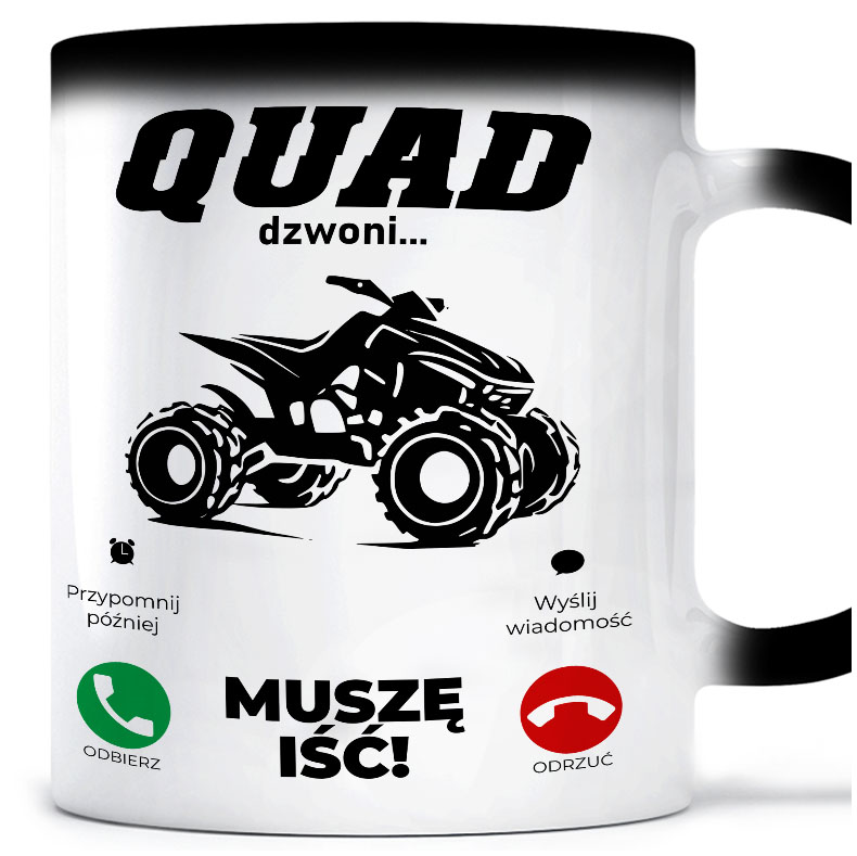 

Kubek Magiczny Telefon Dzwoni Quad w Teren