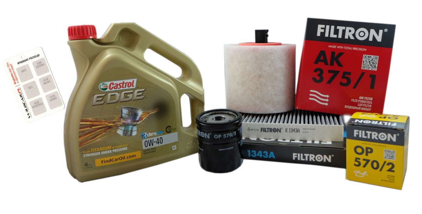 Sada filtrov olej Opel Astra K 1.4 100KM B14XE