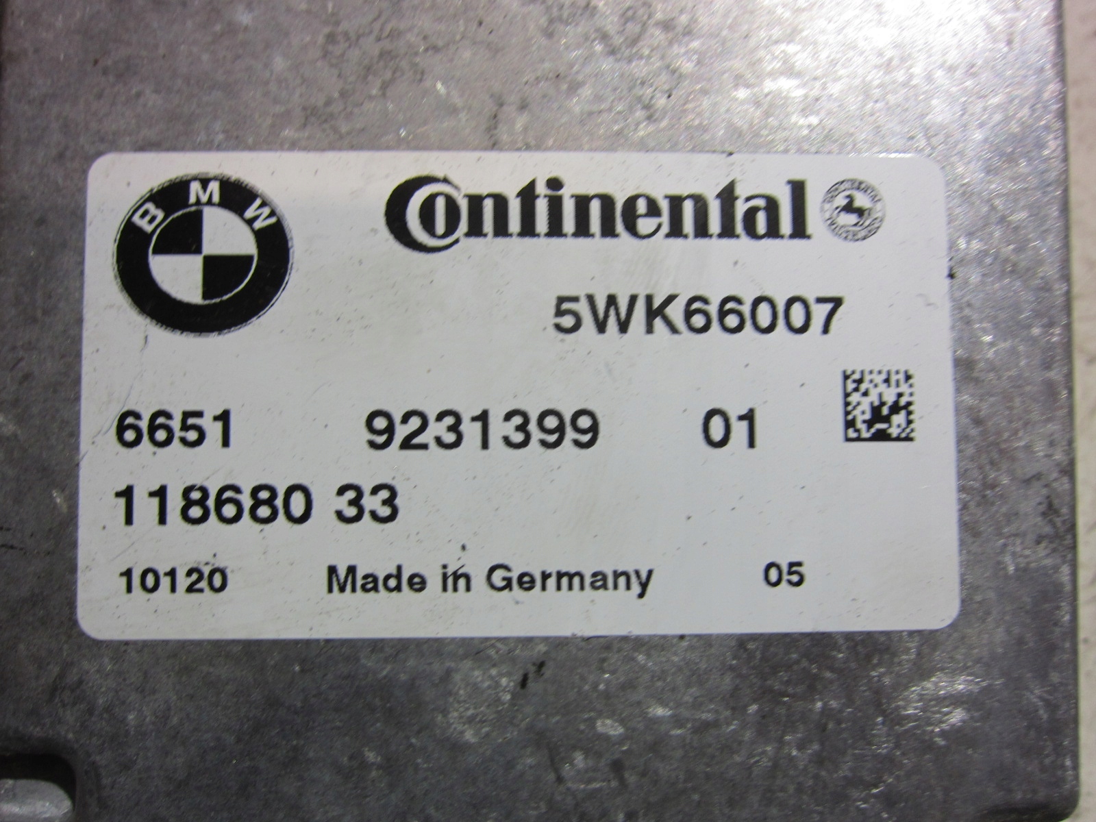 module control unit KAMERY BMW F01 F10 750i 9231399