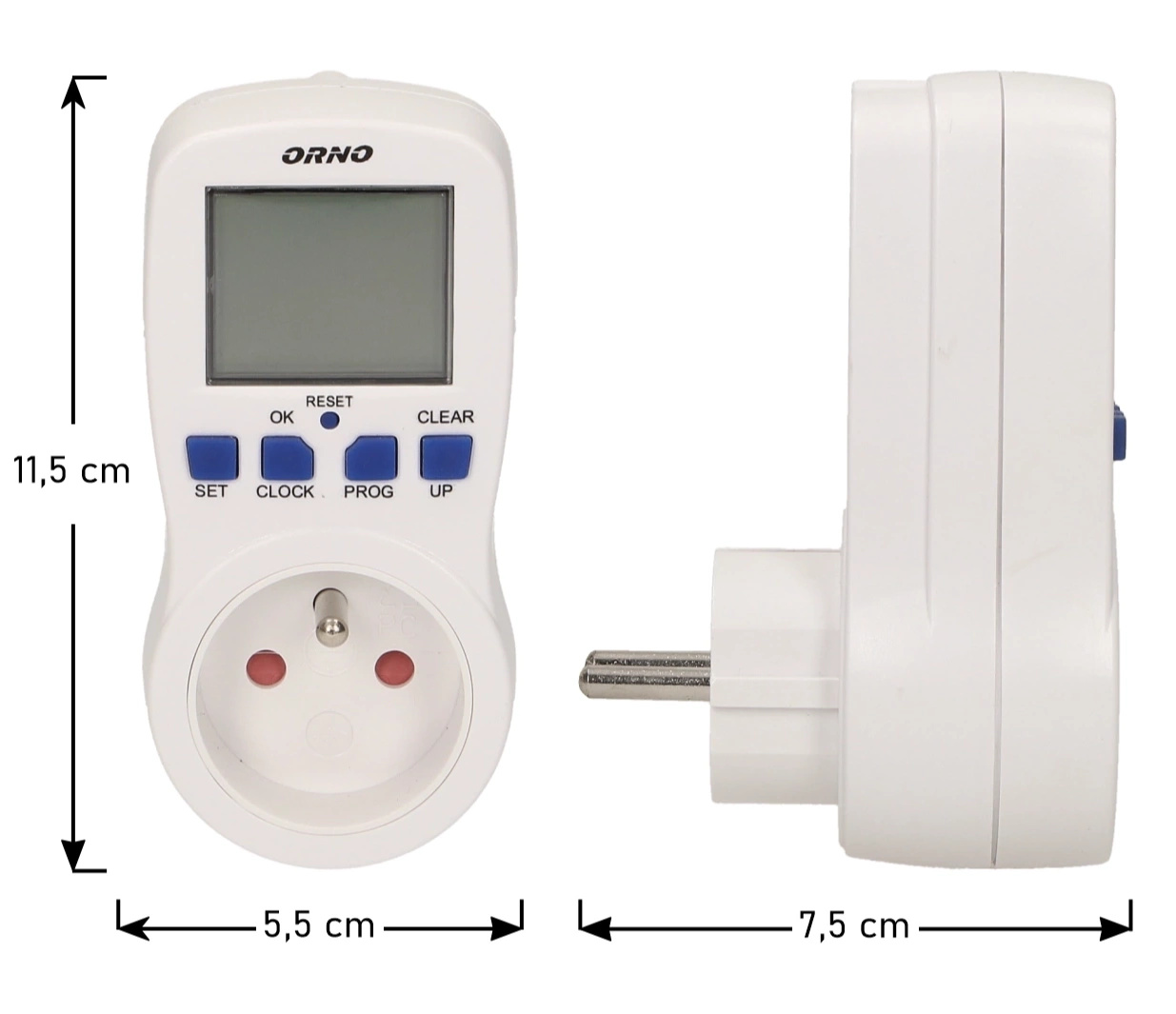 Elektroniczny Programator Czasowy Włącznik Wyłącznik Timer LCD do Gniazdka Stan opakowania oryginalne