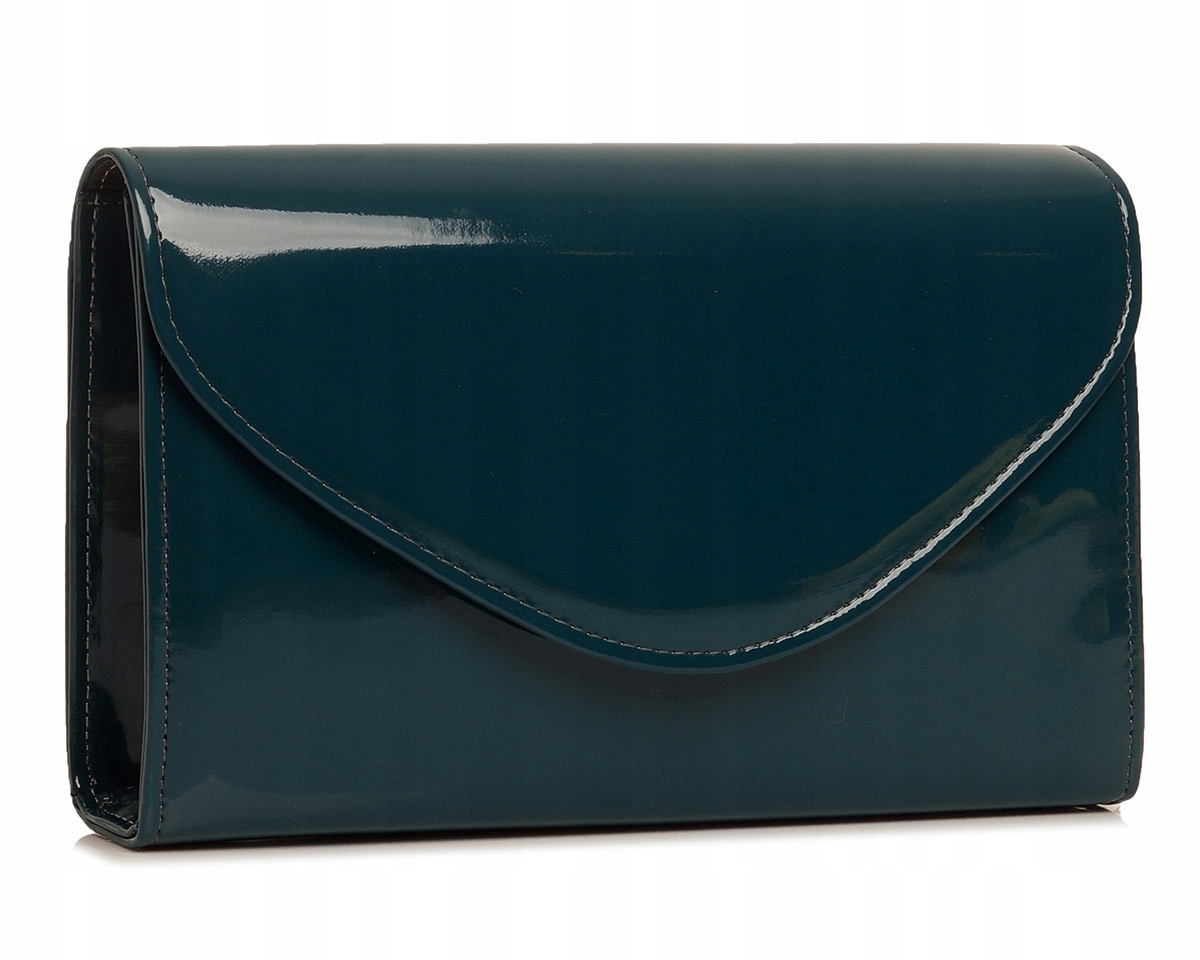 ZIELONA KOPERTÓWKA TOREBKA WIZYTOWA SOLOME S2 NA PASKU LAKIER Stan opakowania brak opakowania