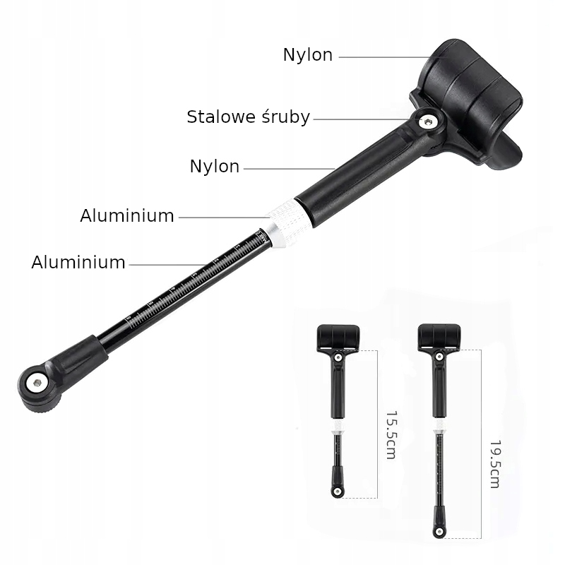 BŁOTNIK ROWEROWY PRZEDNI 26-29 ROCKBROS REGULOWANY TELESKOP Rodzaj mocowania szybki montaż