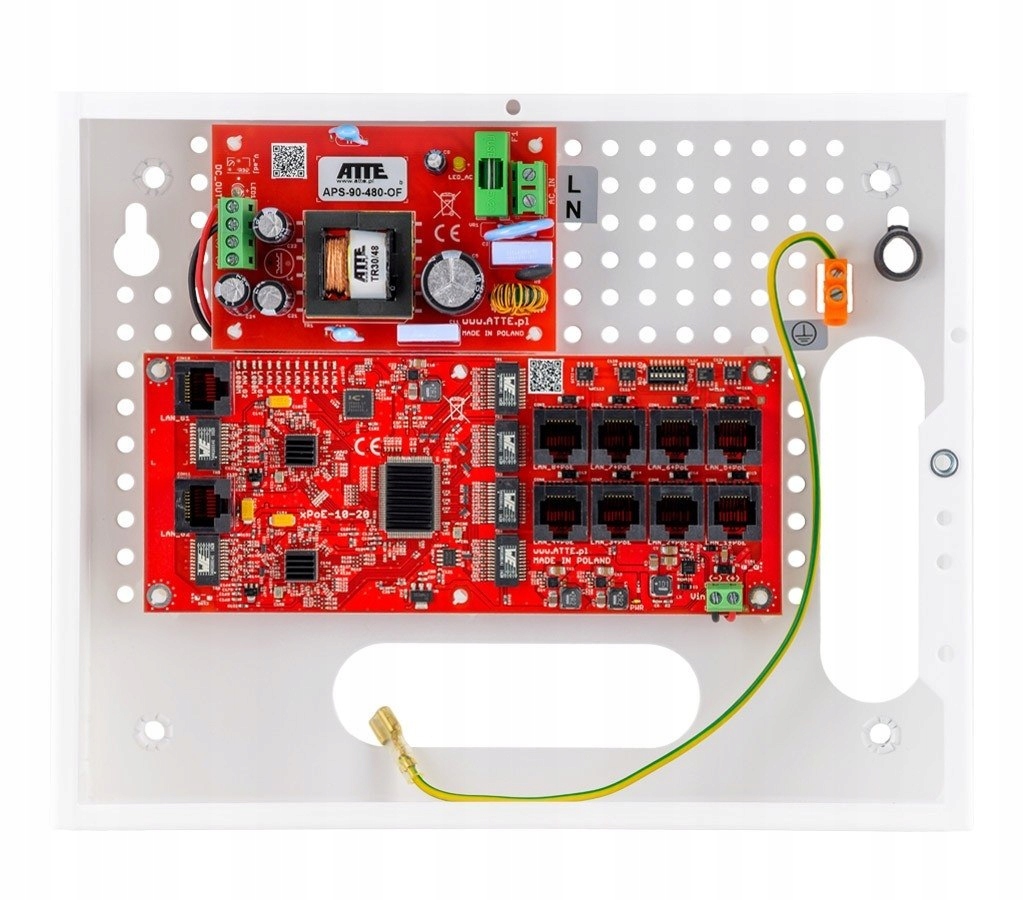Prepínač Atte IP-8-20-E Pre 8 Ip Kamier