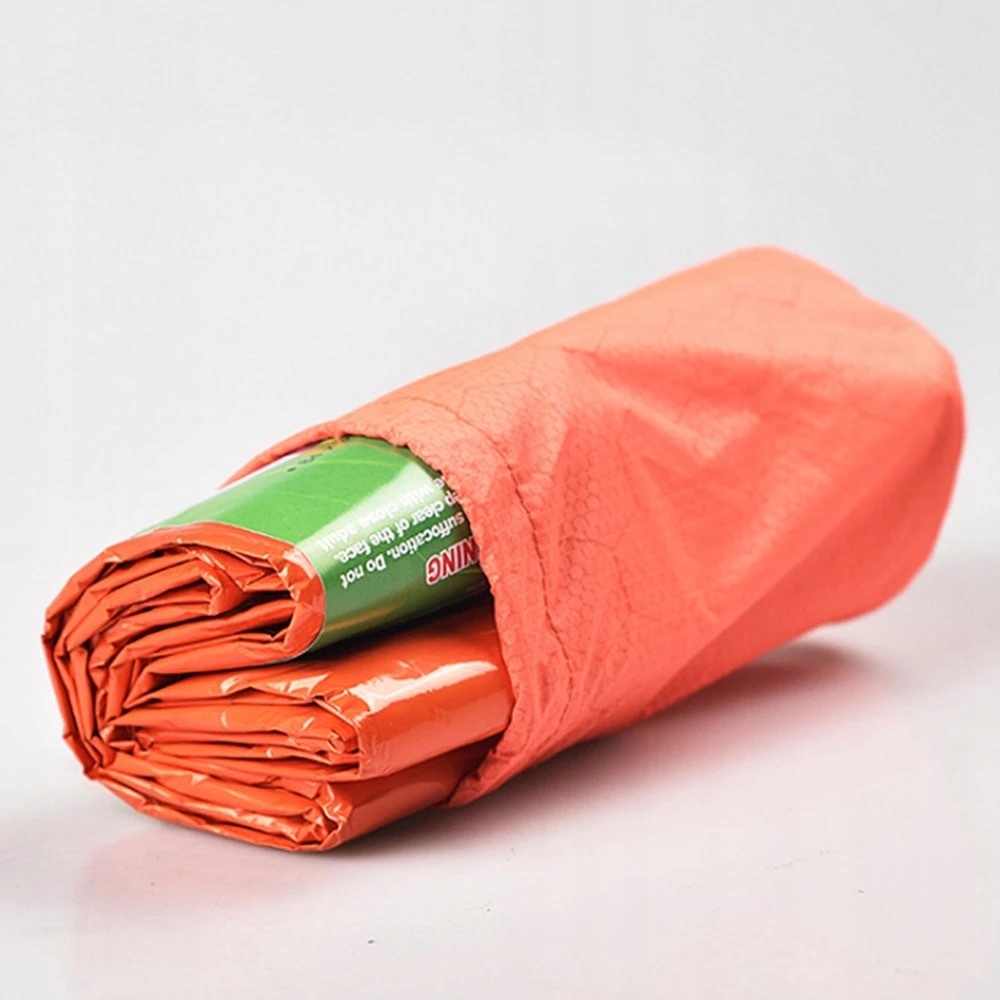 ŚPIWÓR TERMICZNY KOC RATUNKOWY WODOODPORNY 210x90 Model SURVIVALOWY, TURYSTYCZNY, RATOWNICZY