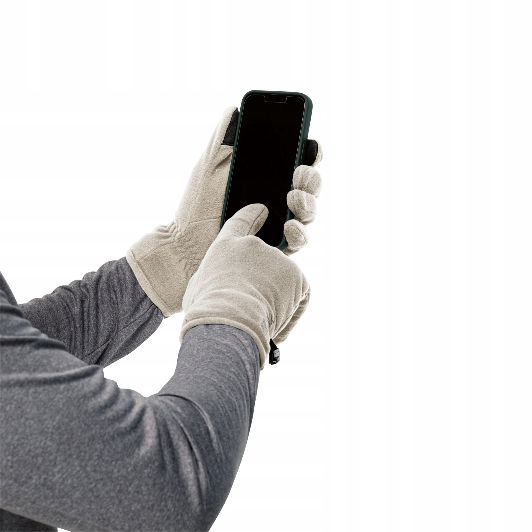 Rękawice polarowe Jack Wolfskin REAL STUFF rękawiczki ciepłe lekkie XL Rozmiar XL