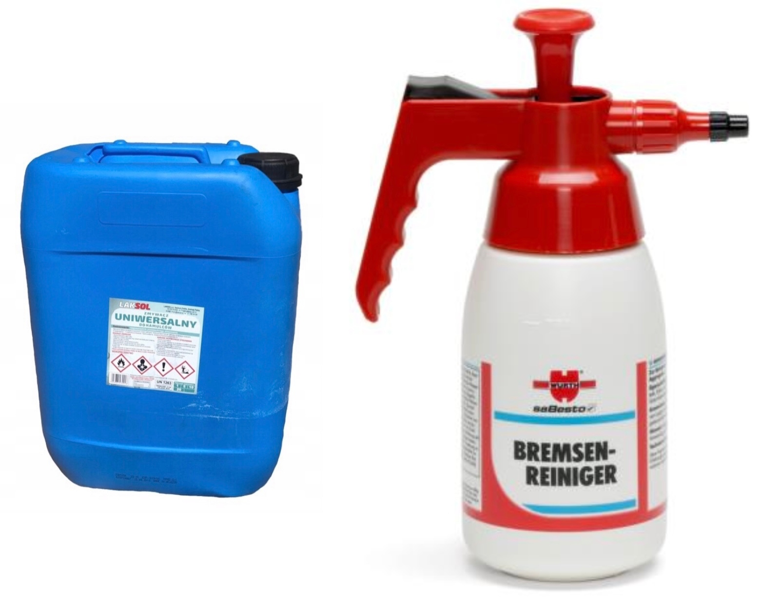 Zmywacz Do Hamulców 20L Pompka Wurth