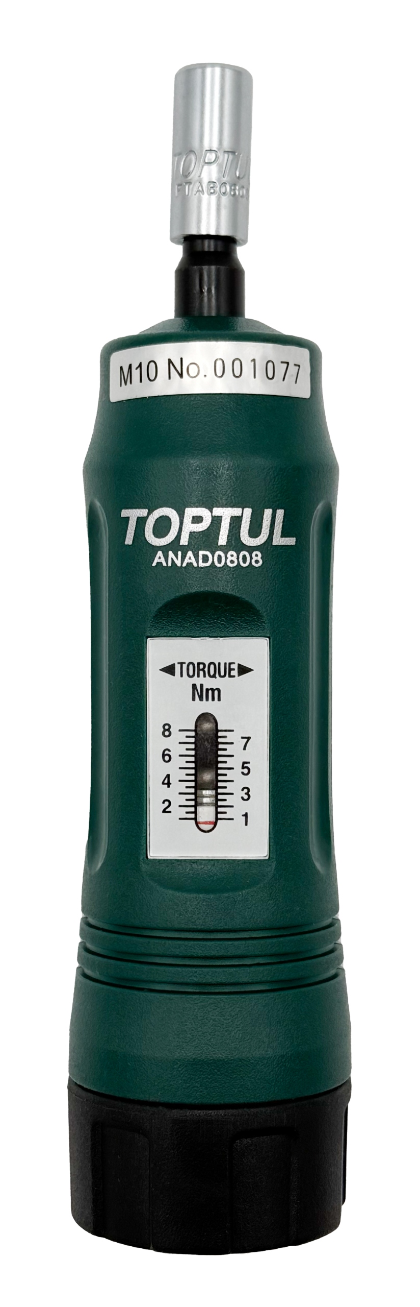 Dynamometrický Skrutkovač 1/4'' 1 8 Nm S Držiakom Bitov Toptul