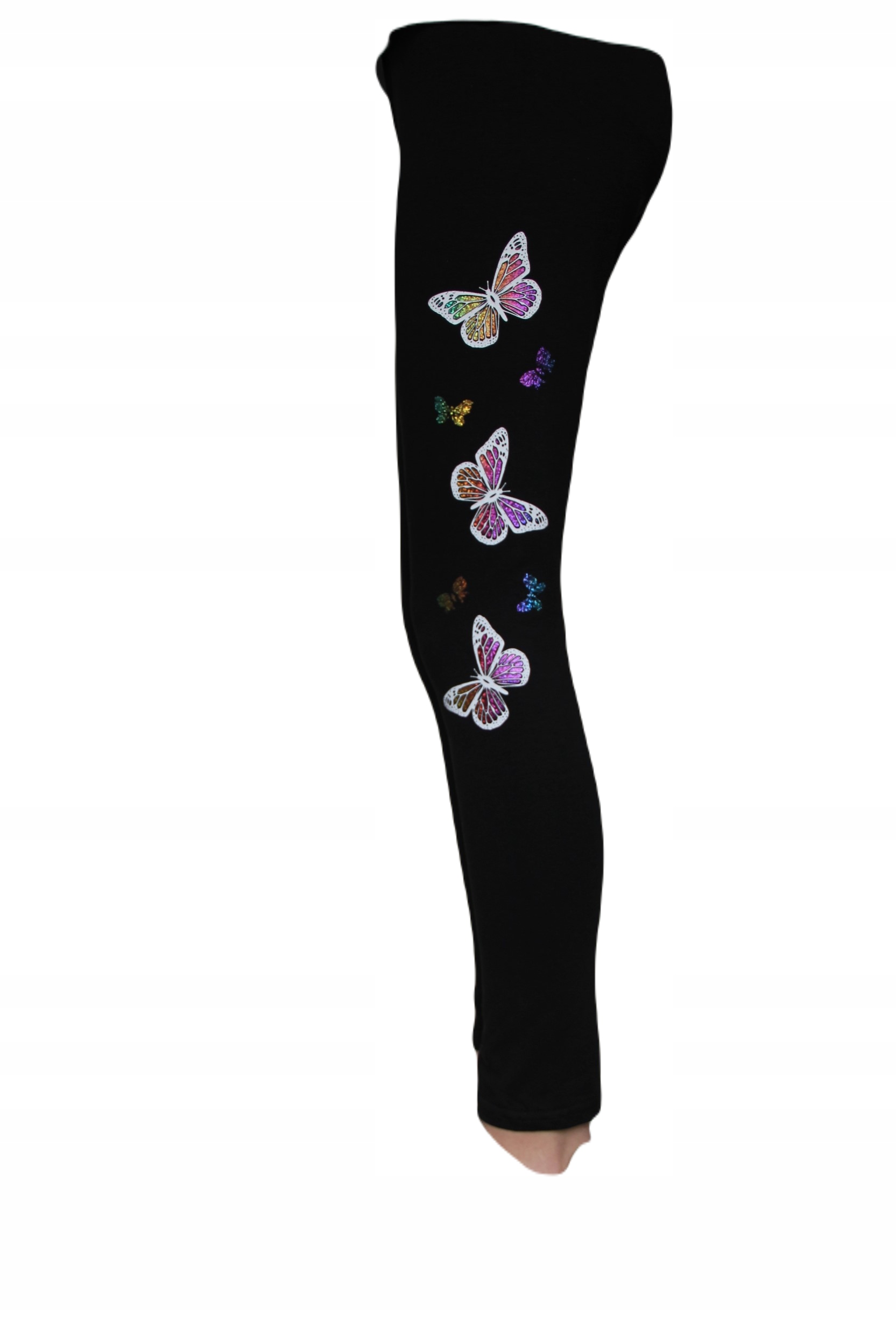 

Legginsy Getry Czarne Motylki r.140 R 116-164