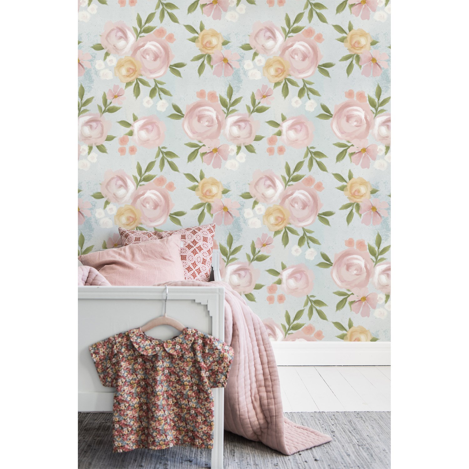 

Tapeta flizelina Vintage róża 104x70 klej gratis