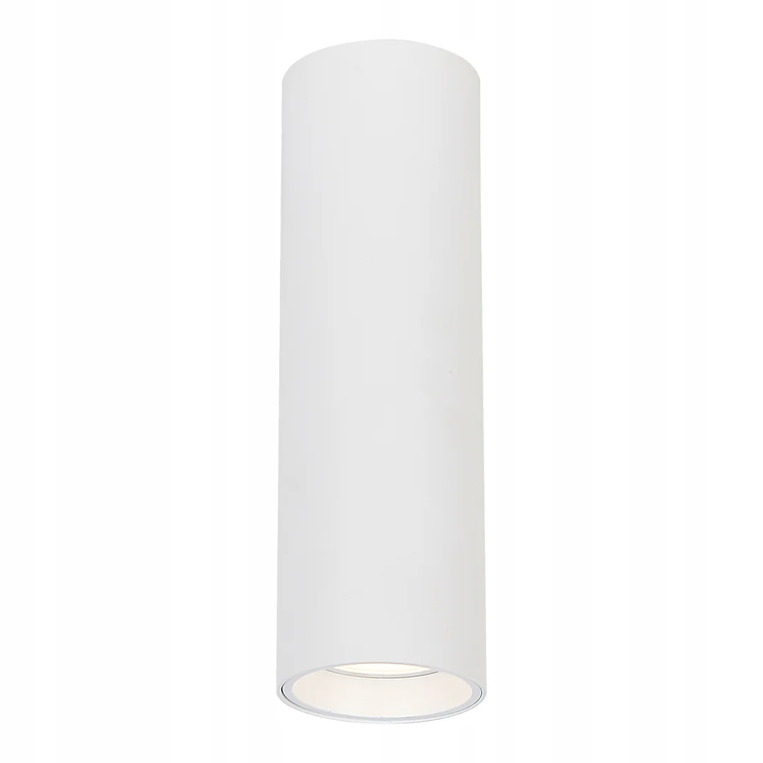 Stropní bodové svítidlo tuba 20 cm bílá, moderní spot Milagro