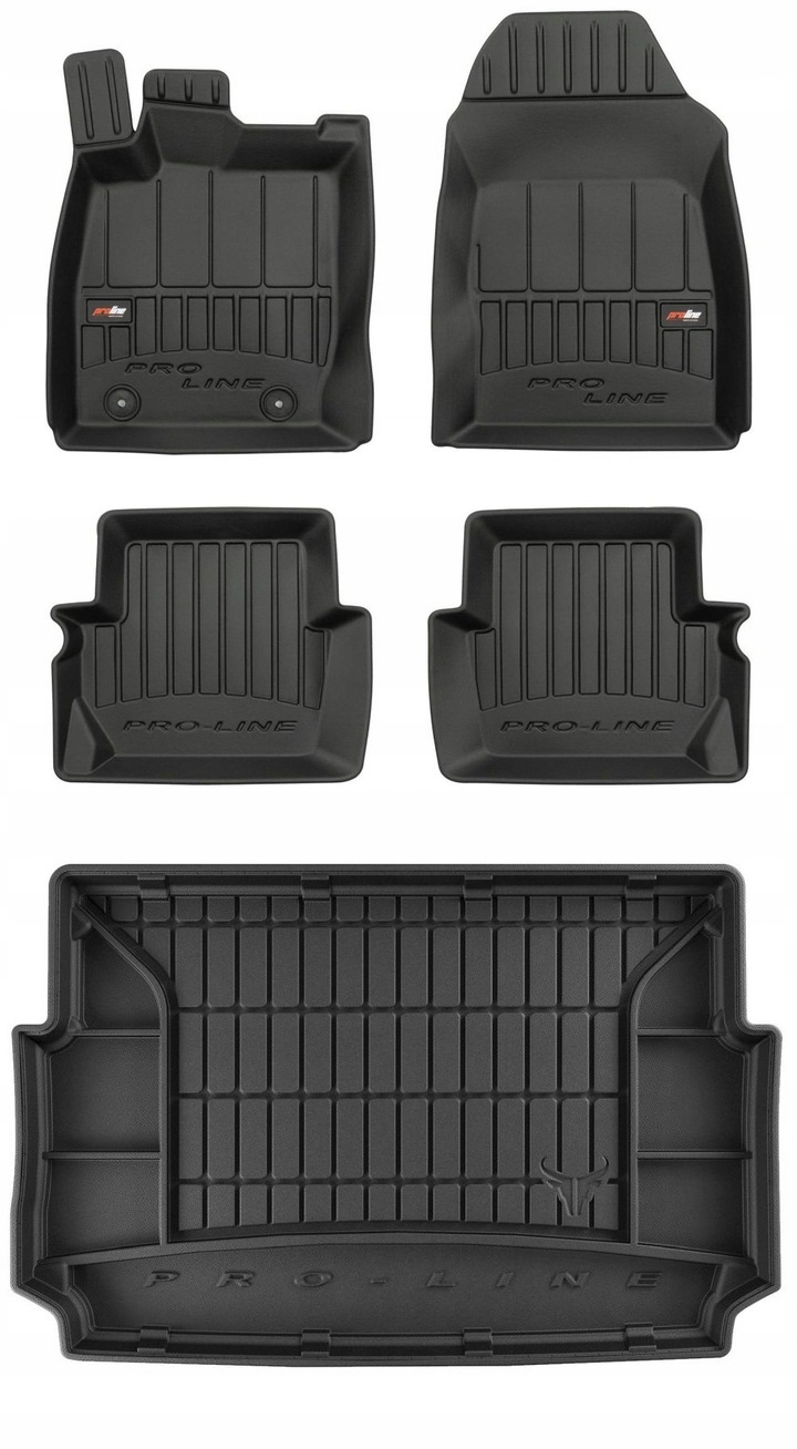 Set 3D Gumové rohože a rohože Ford Fiesta MK8 Active 2017-2023 d