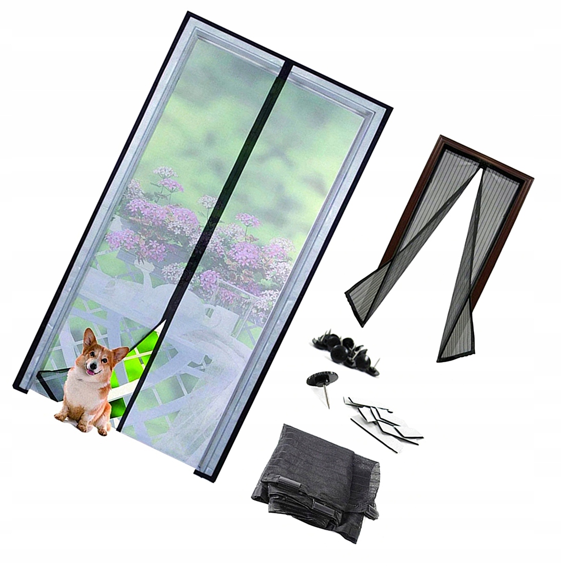 

Na I8J84 Drzwi Z Magnesem 210X100 Mesh Moskitiera