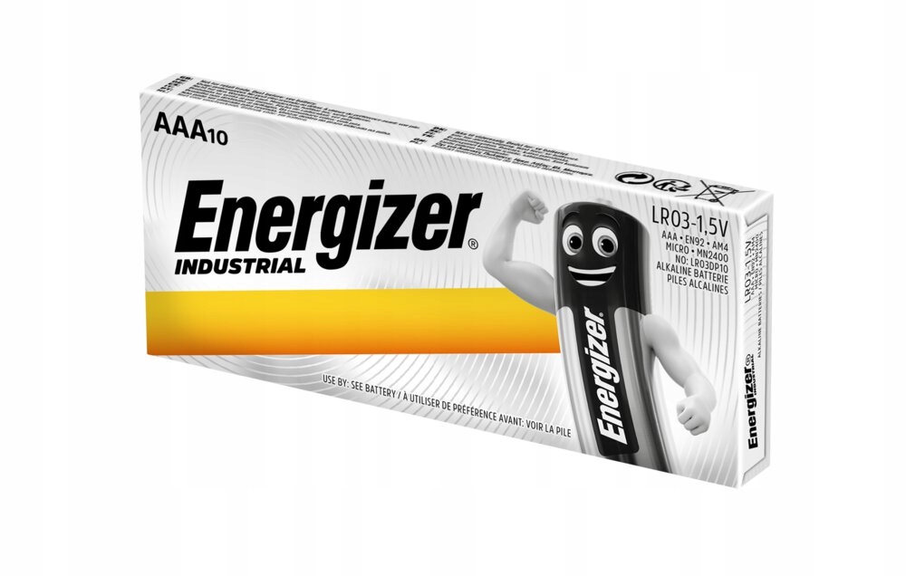 

Energizer 10x bateria alkaliczna Aaa R3 Industrial