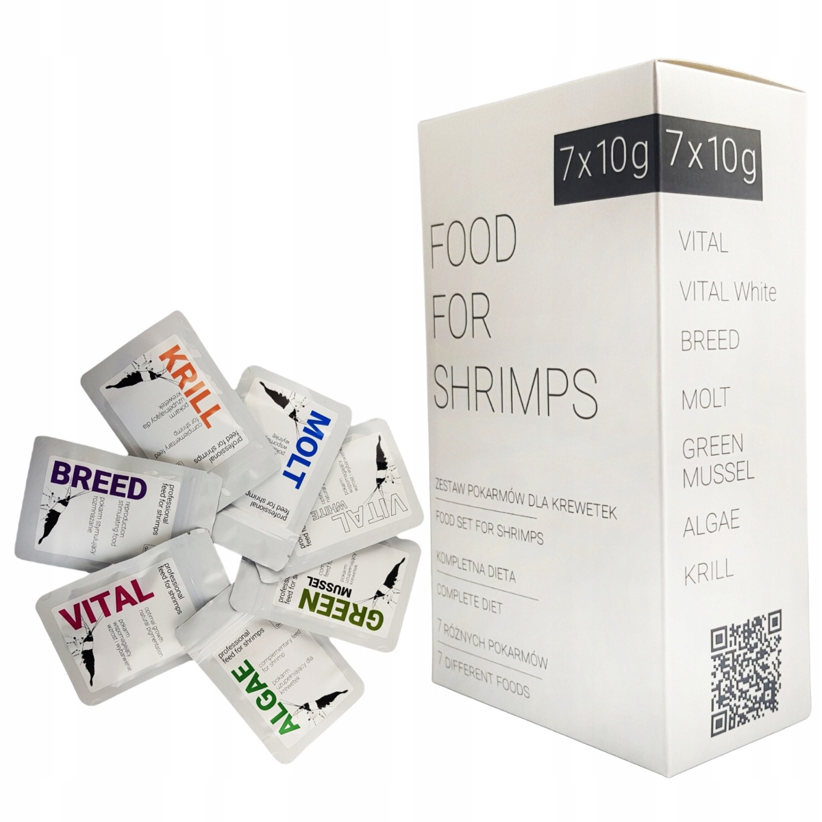 Levně QualDrop Food for Shrimp 7x10g Potraviny