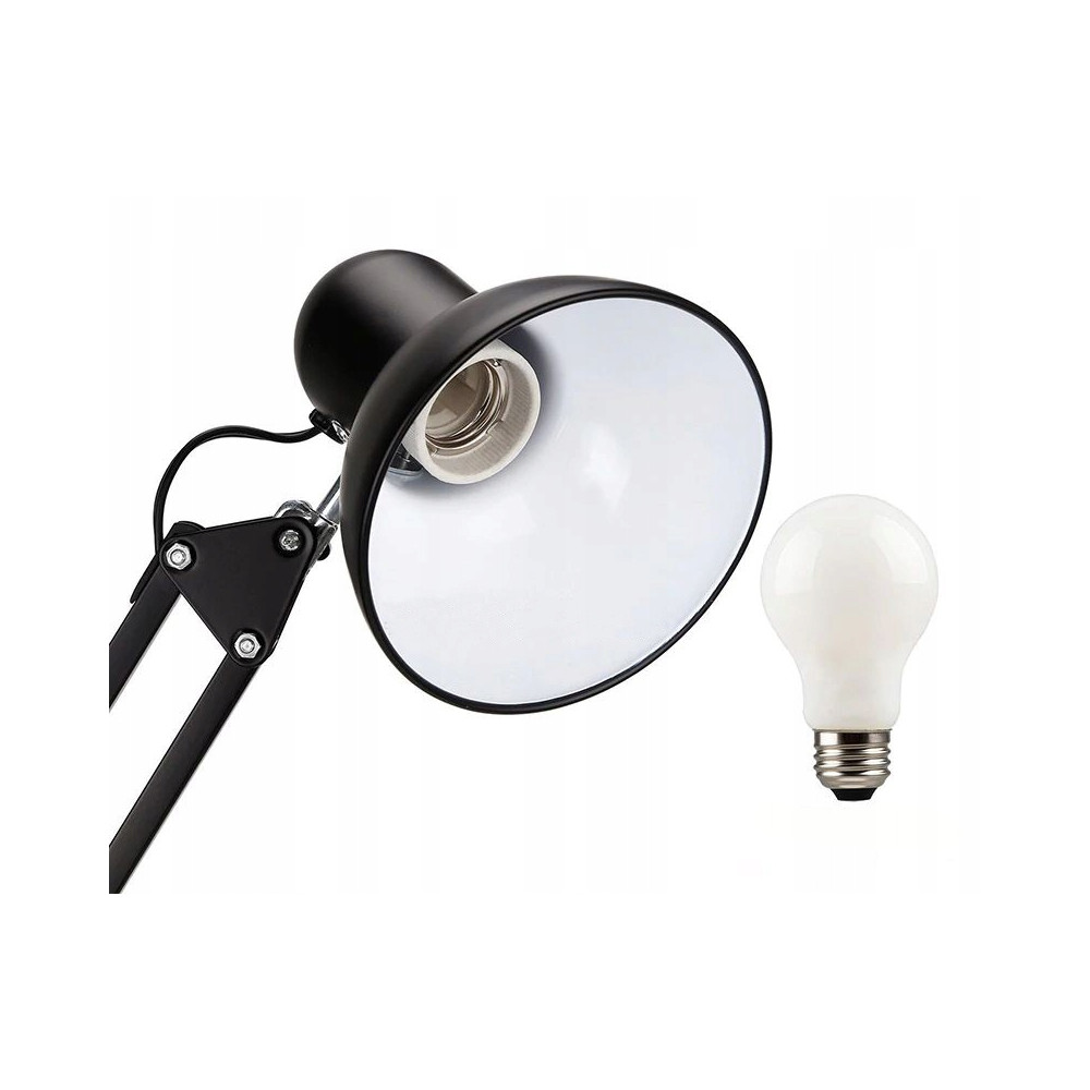 BIURKOWA LAMPKA KREŚLARSKA SZKOLNA LAMPA 60W Stan opakowania oryginalne