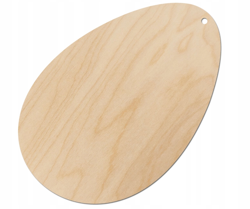 Jajko drewniane zawieszka 9,5cm Wielkanoc
